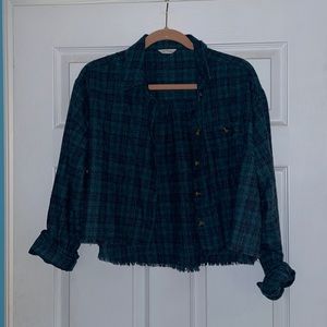 Women’s Aeropostale cropped flannel